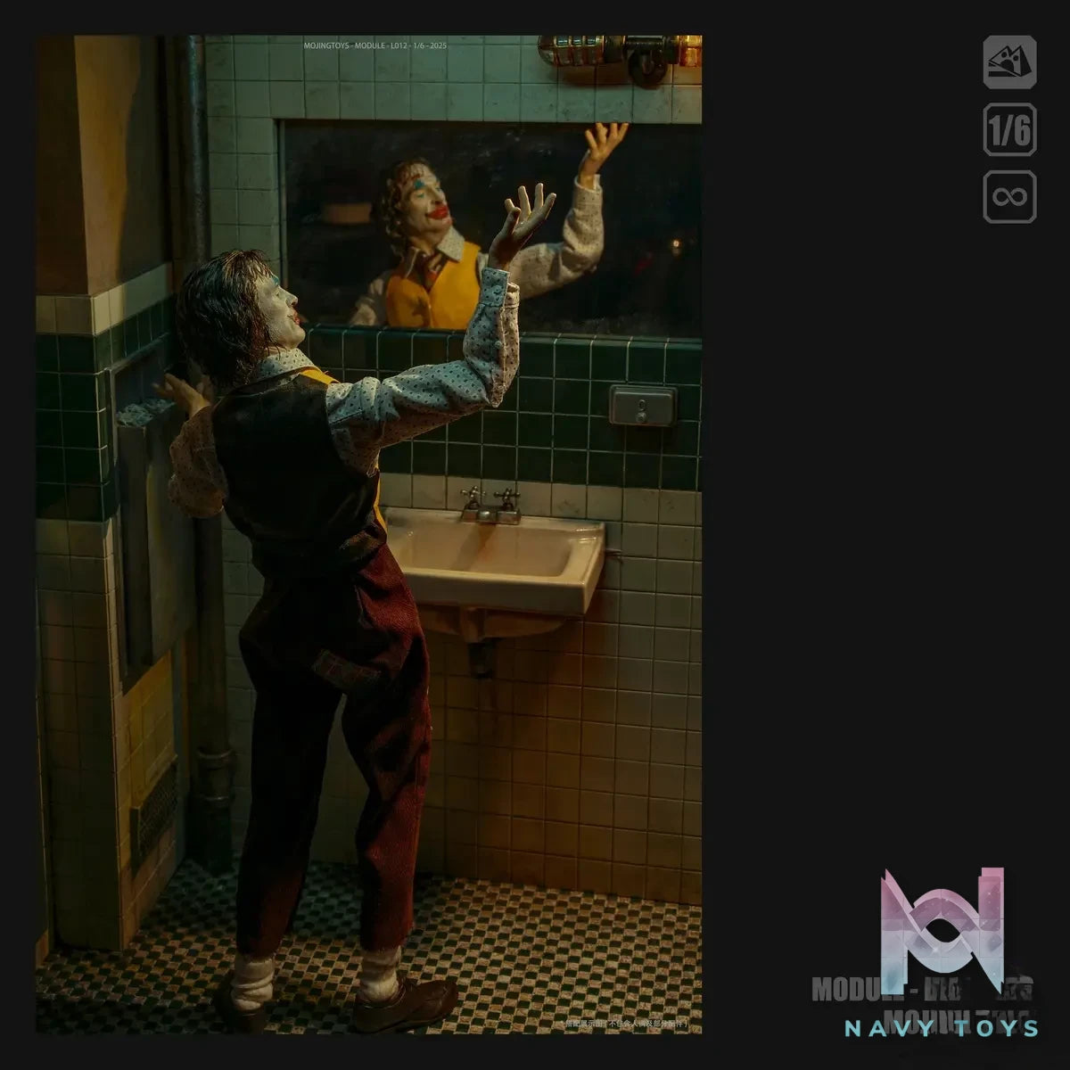 MOjingToys – 1/6 Modular Series – JOKER Bathroom Scene Base L012 (Licensed)