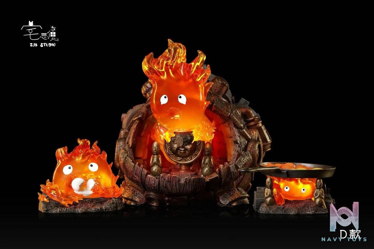 ZJB Studio – Howl’s Moving Castle Hayao Miyazaki Desktop Series Castle Calcifer