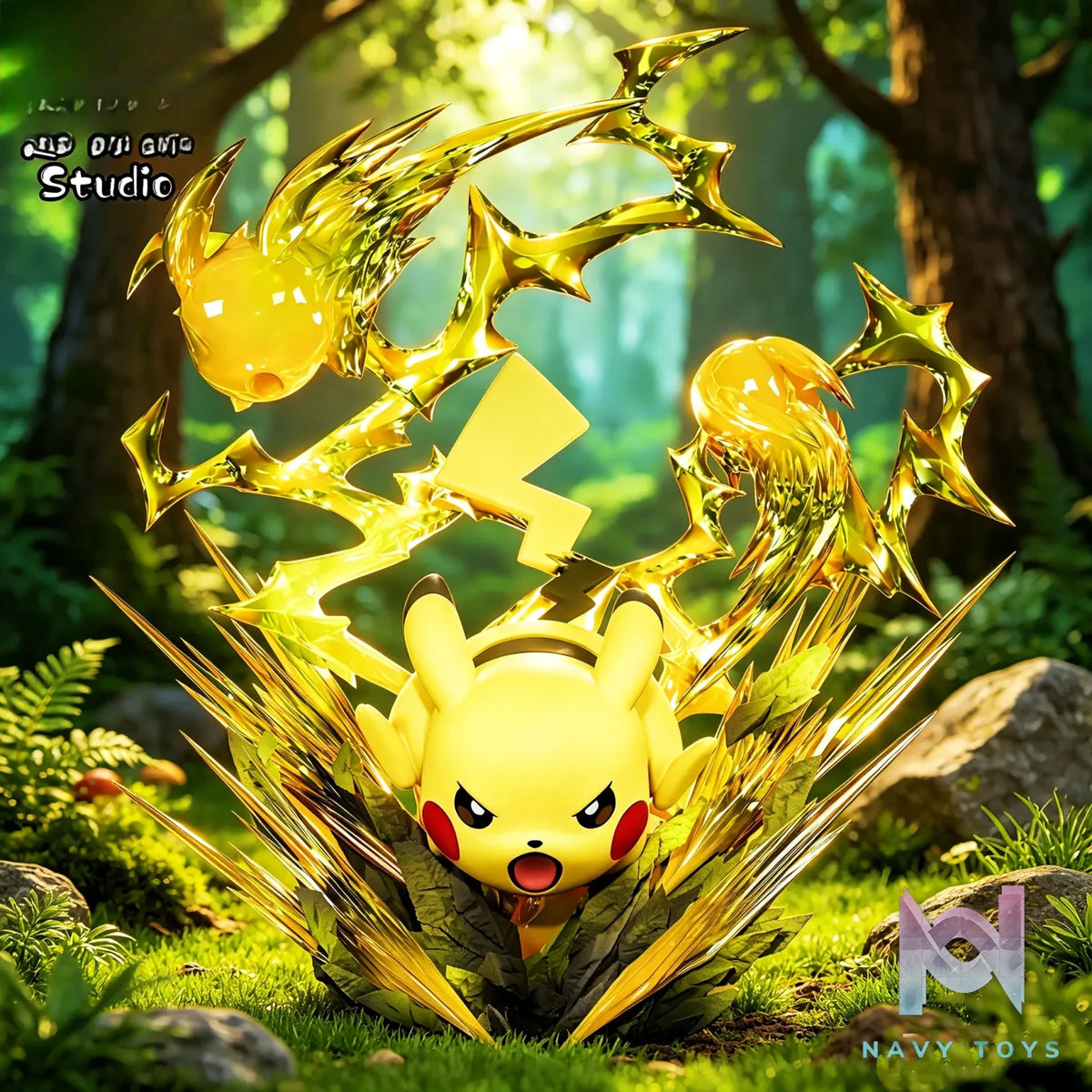Chao Ji Qiu Studio – Pikachu Quick Attack Pokémon