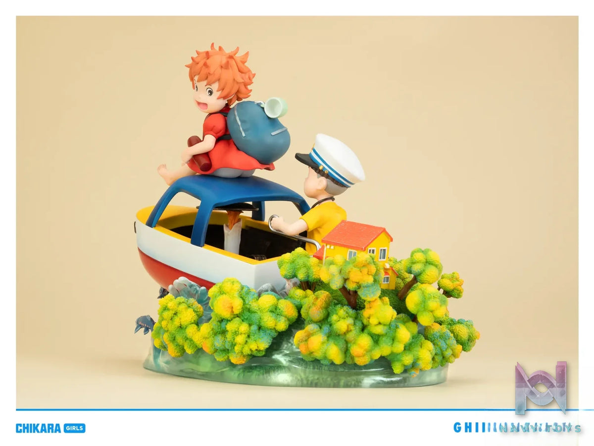 CHIKARA Studio – Ponyo on the Cliff Desktop Series Ponyo on the Cliff