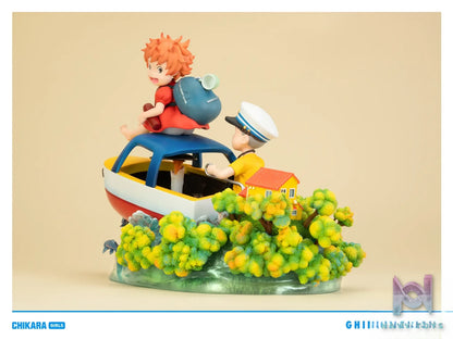 CHIKARA Studio – Ponyo on the Cliff Desktop Series Ponyo on the Cliff