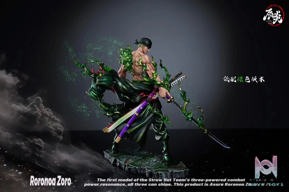CHENYAN Studio - One Piece The Trio's Resonance 1 Roronoa Zoro resin statue Navy Toys anime figure