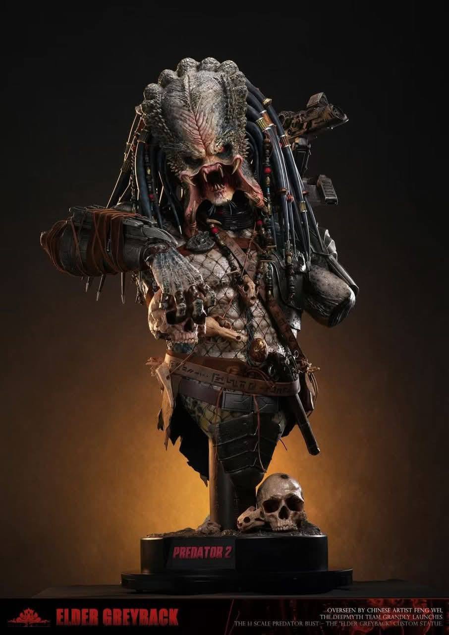 Elder Greyback Bust resin statue DEEPMYTH Studio anime figure