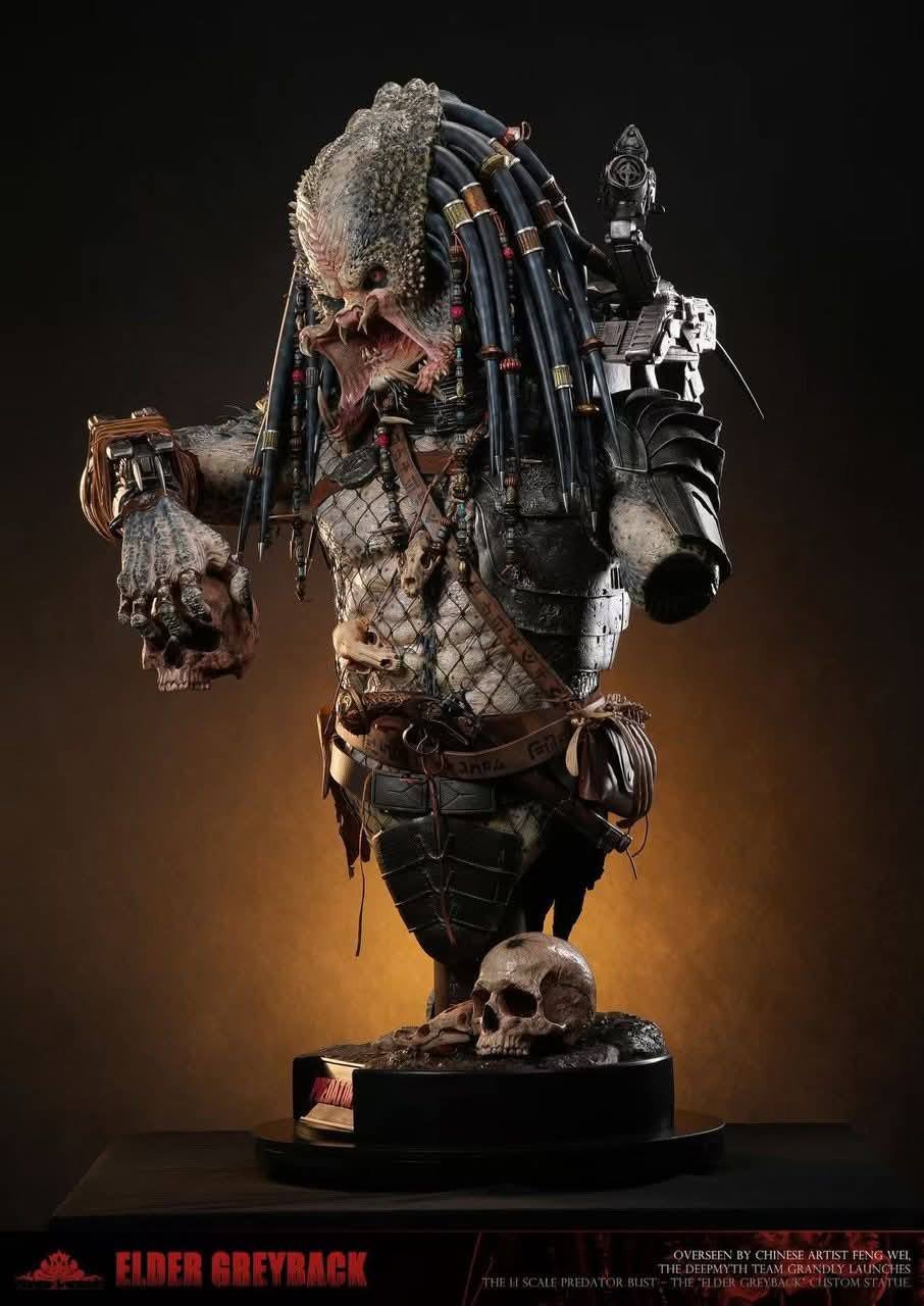 Elder Greyback Bust resin statue DEEPMYTH Studio anime figure