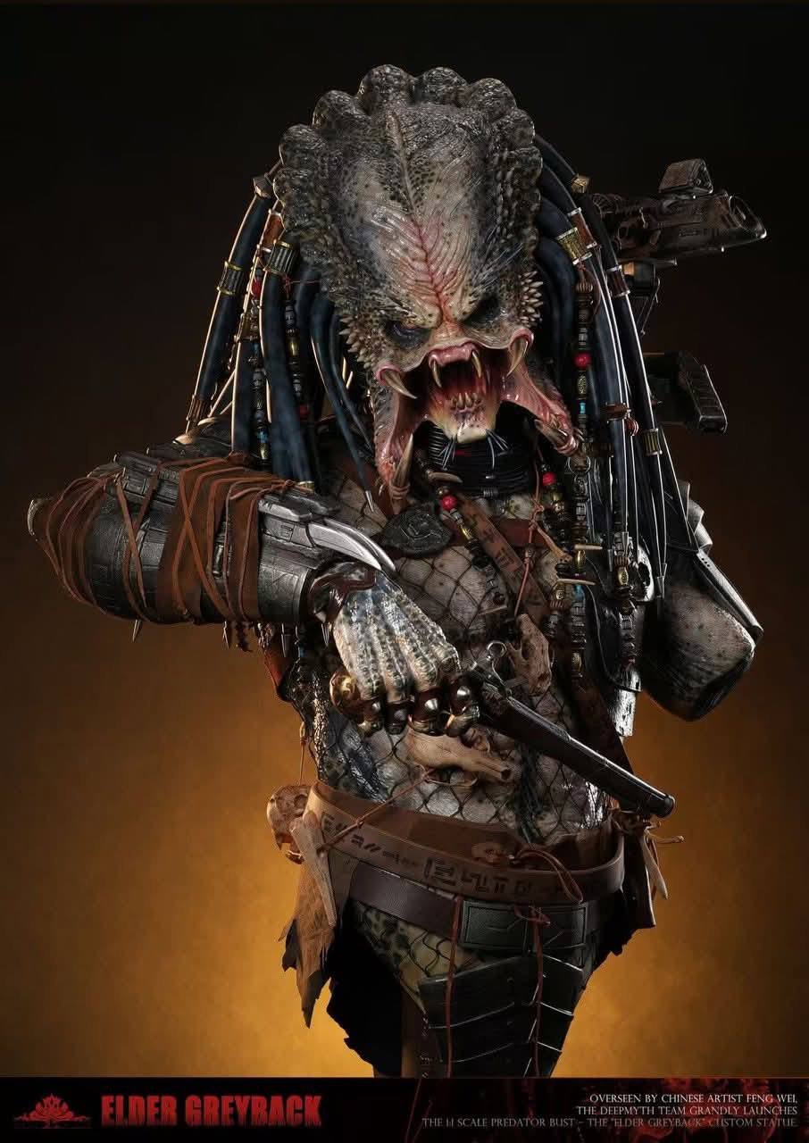 Elder Greyback Bust resin statue DEEPMYTH Studio anime figure