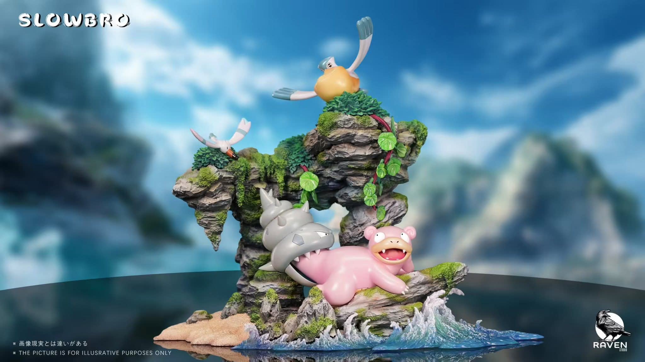 Slowpoke 2.0 - Pokémon resin statue RAVEN Studio anime figure
