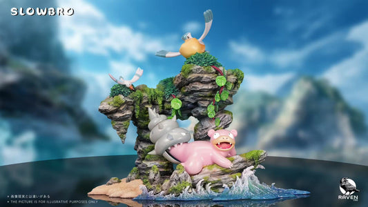 Slowpoke 2.0 - Pokémon resin statue RAVEN Studio anime figure