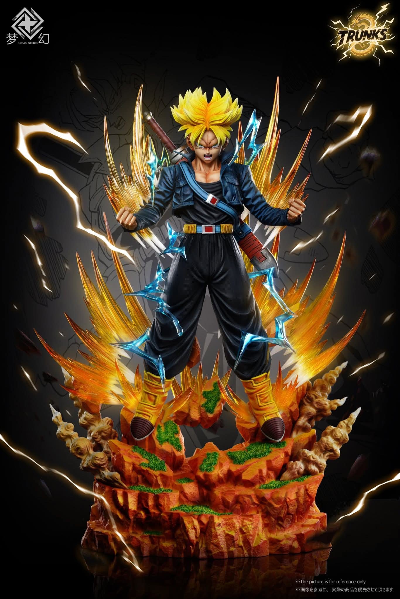Super Saiyan Trunks resin statue dream studio anime figure