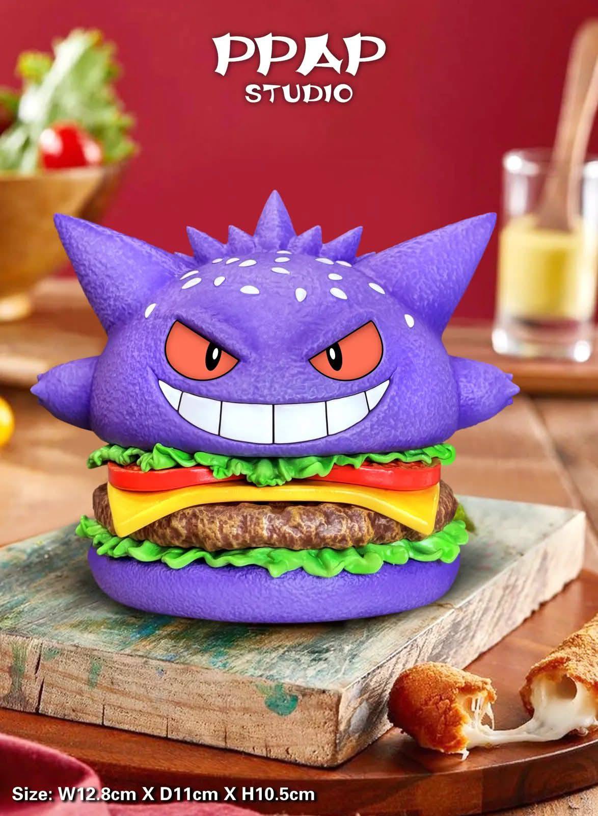 Gengar Hamburger resin statue ppap studio anime figure