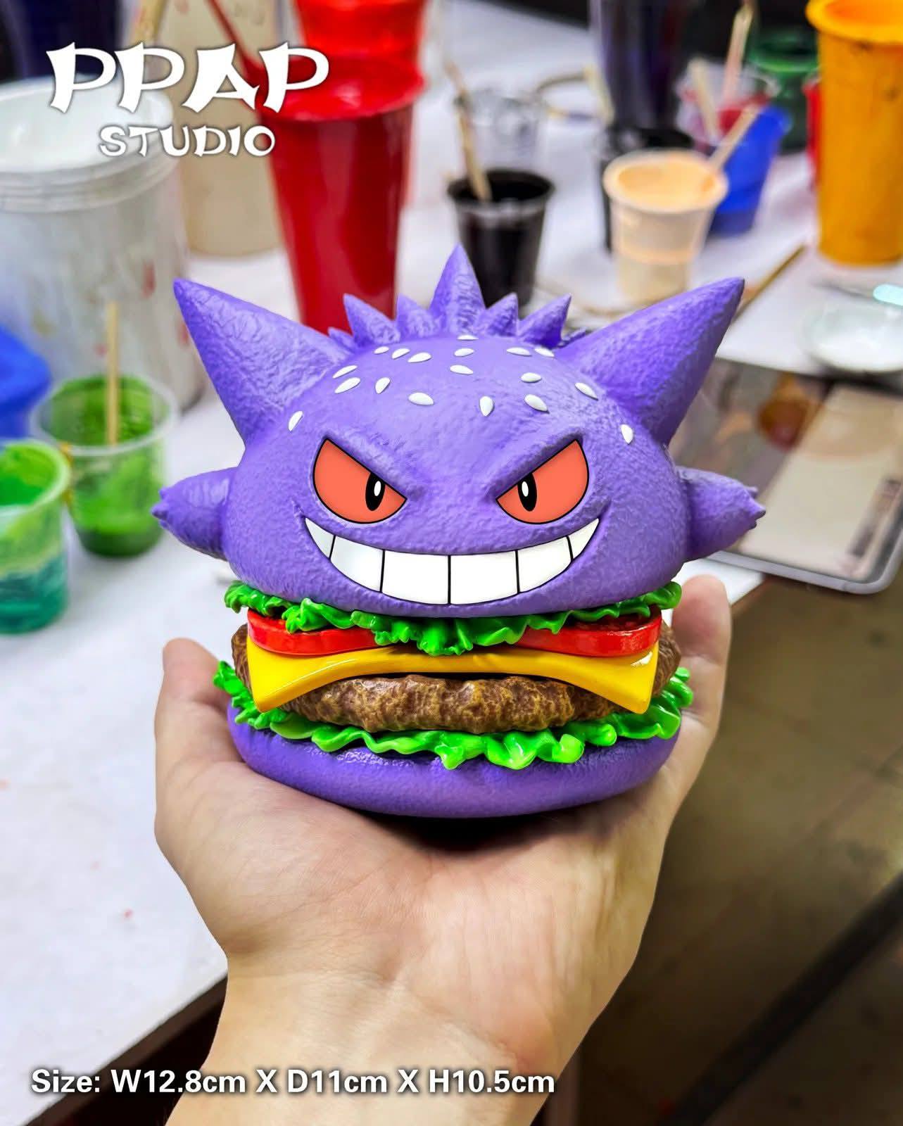 Gengar Hamburger resin statue ppap studio anime figure