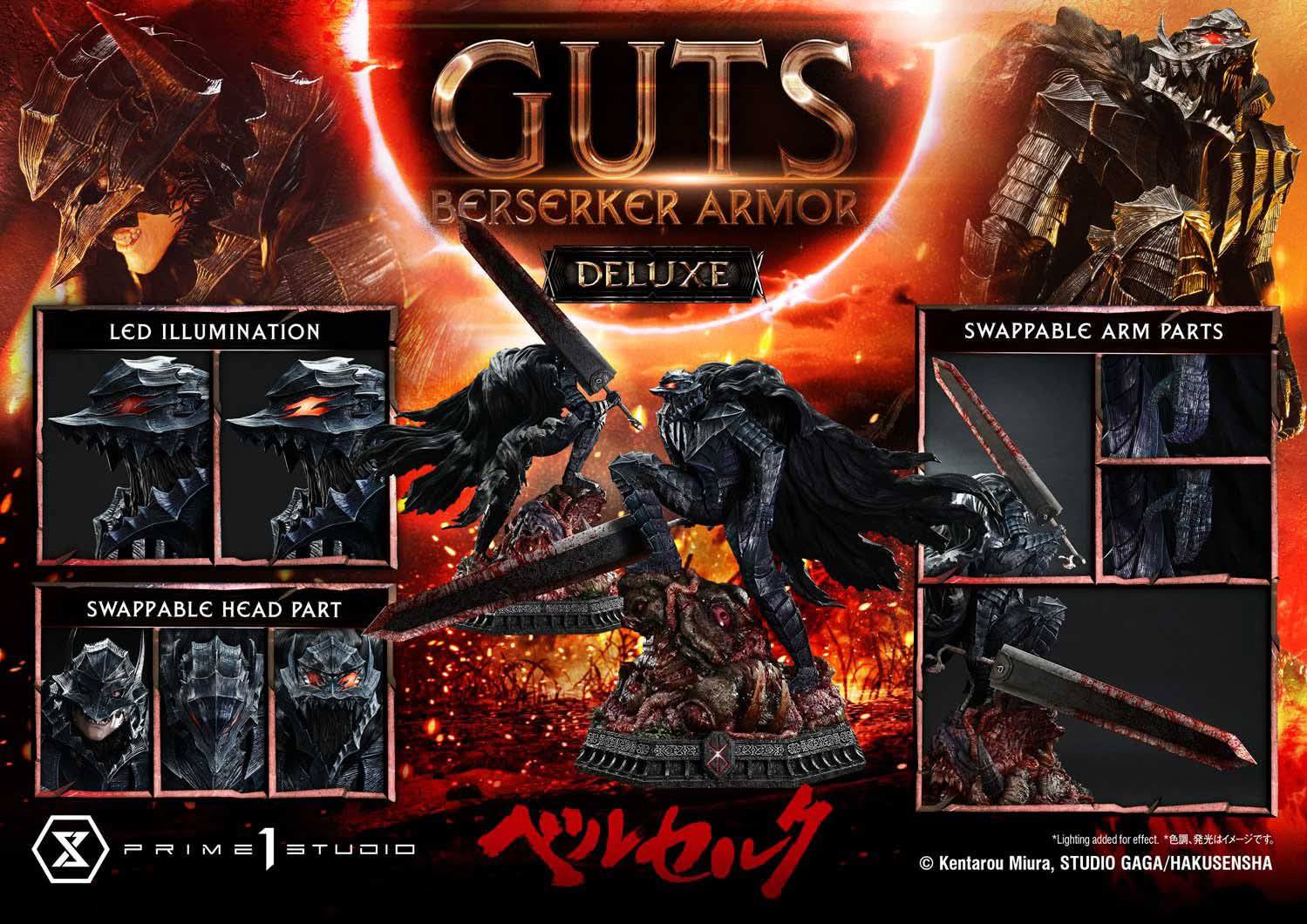 Guts,Berserker Armor resin statue Prime 1 Studio anime figure