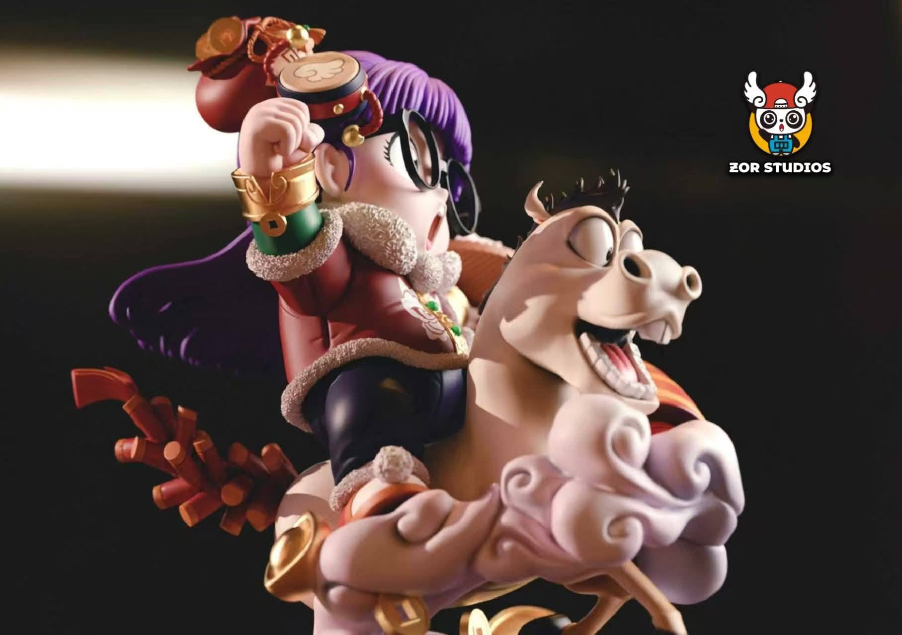Arale New Year resin statue ZOR Studio anime figure