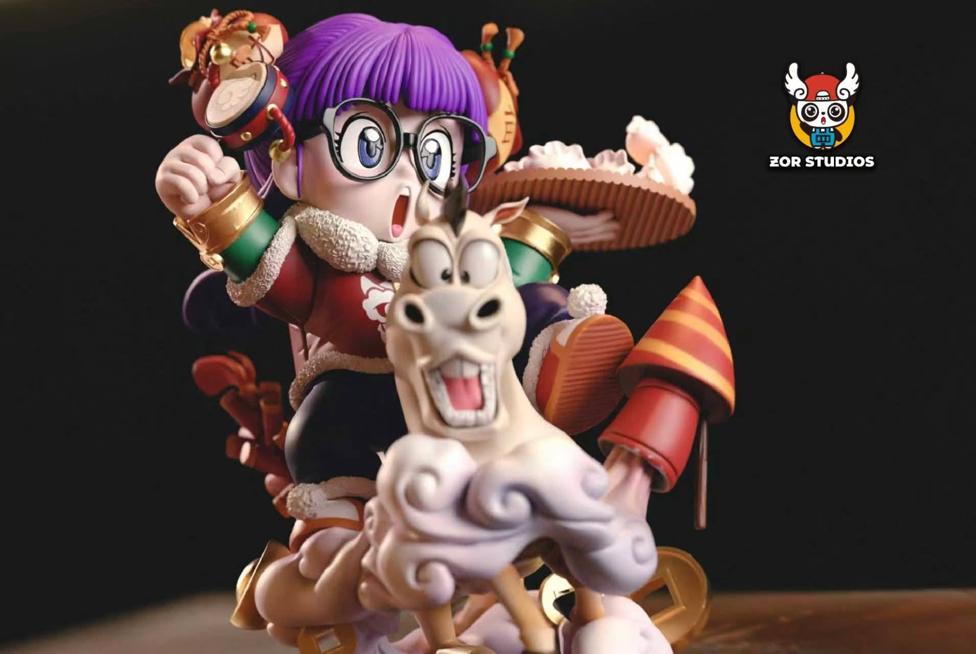 Arale New Year resin statue ZOR Studio anime figure