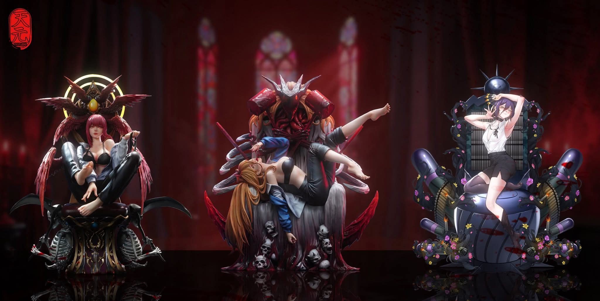 Power resin statue TY Studio anime figure