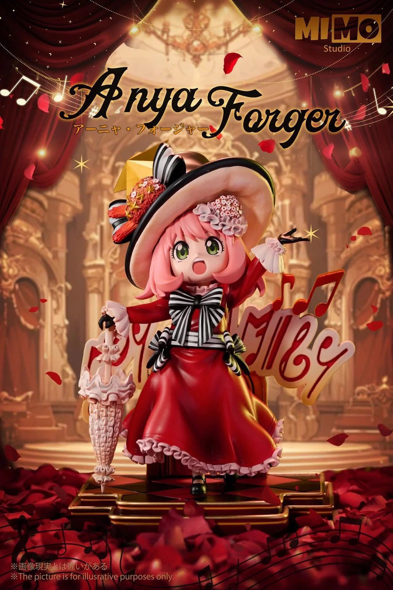 Red Dress Anya resin statue Mimo Studio anime figure