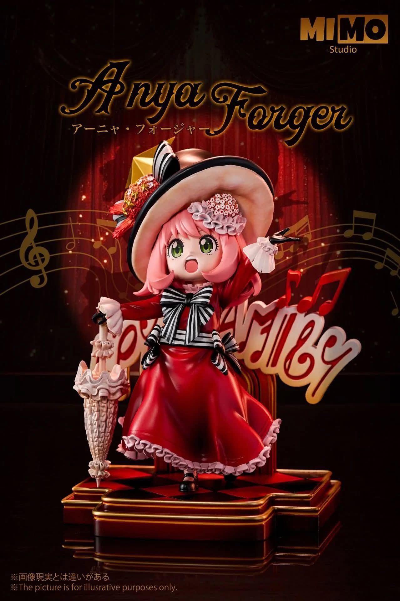 Red Dress Anya resin statue Mimo Studio anime figure