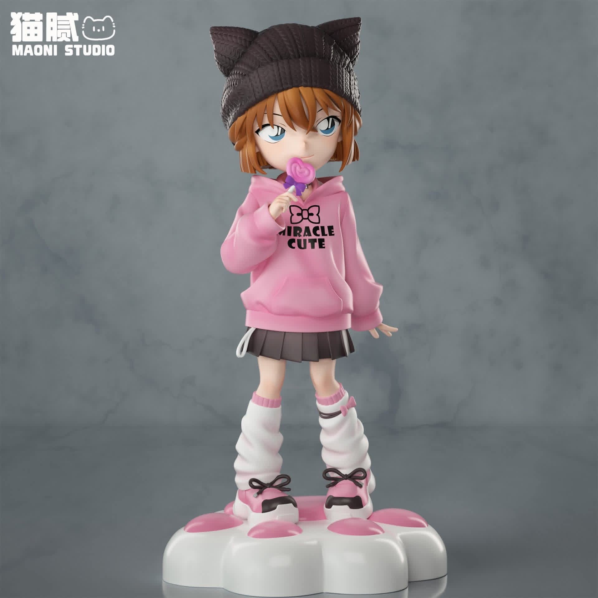 Cat ear Haibara Ai resin statue Maoni Studio anime figure
