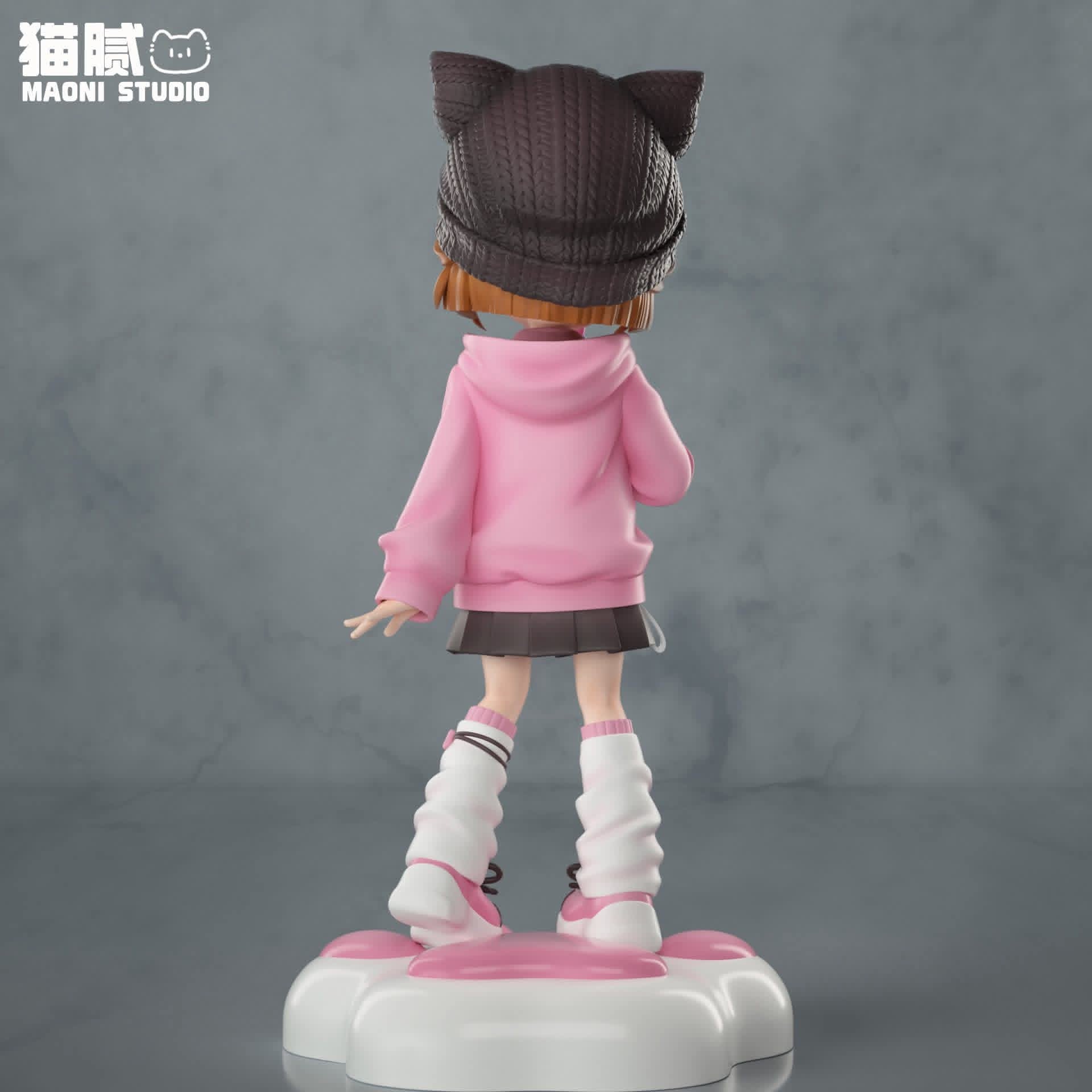 Cat ear Haibara Ai resin statue Maoni Studio anime figure