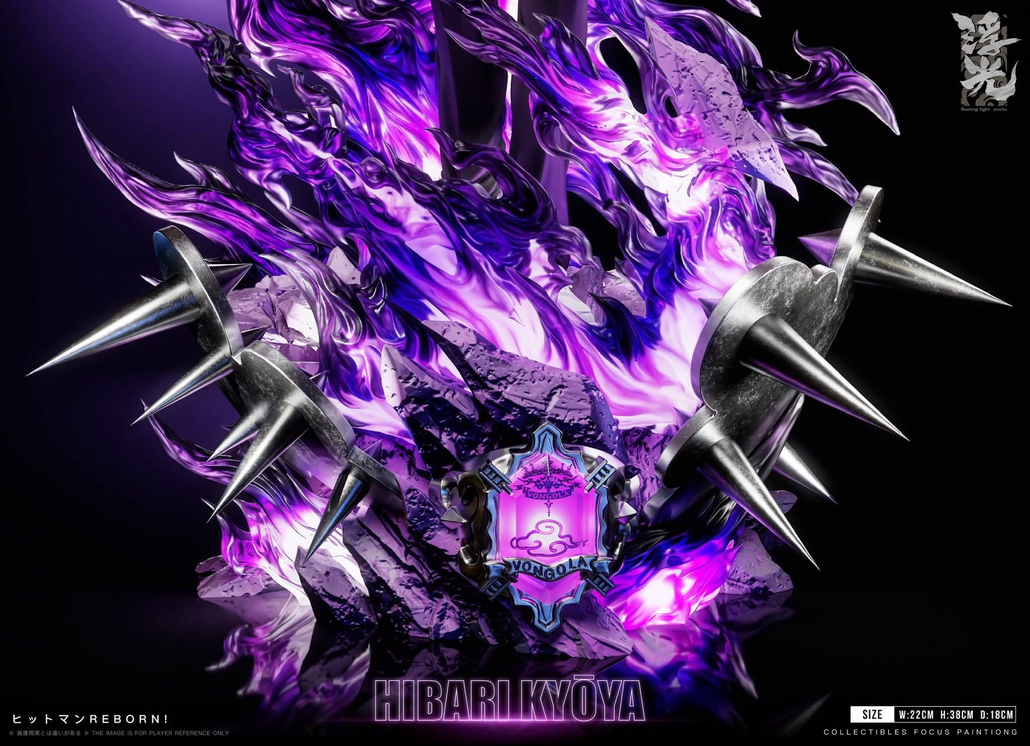 Kyoya Hibari resin statue Floating Light Studio anime figure