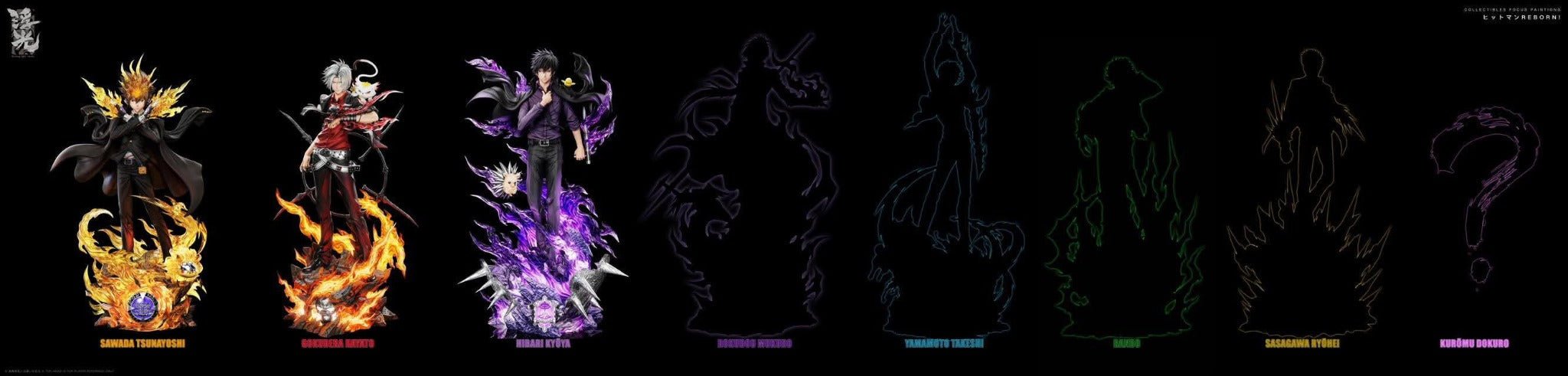 Kyoya Hibari resin statue Floating Light Studio anime figure