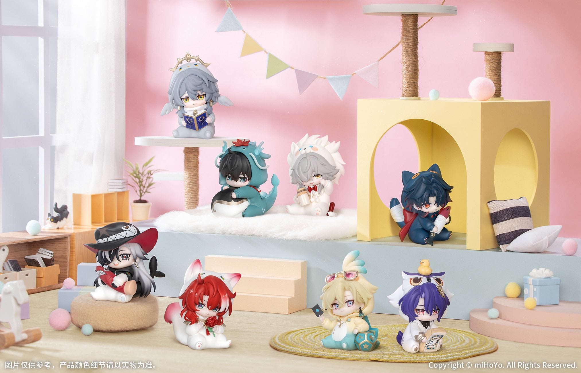 Boy's Dorm Series Blind Box Set resin statue miHoyo anime figure
