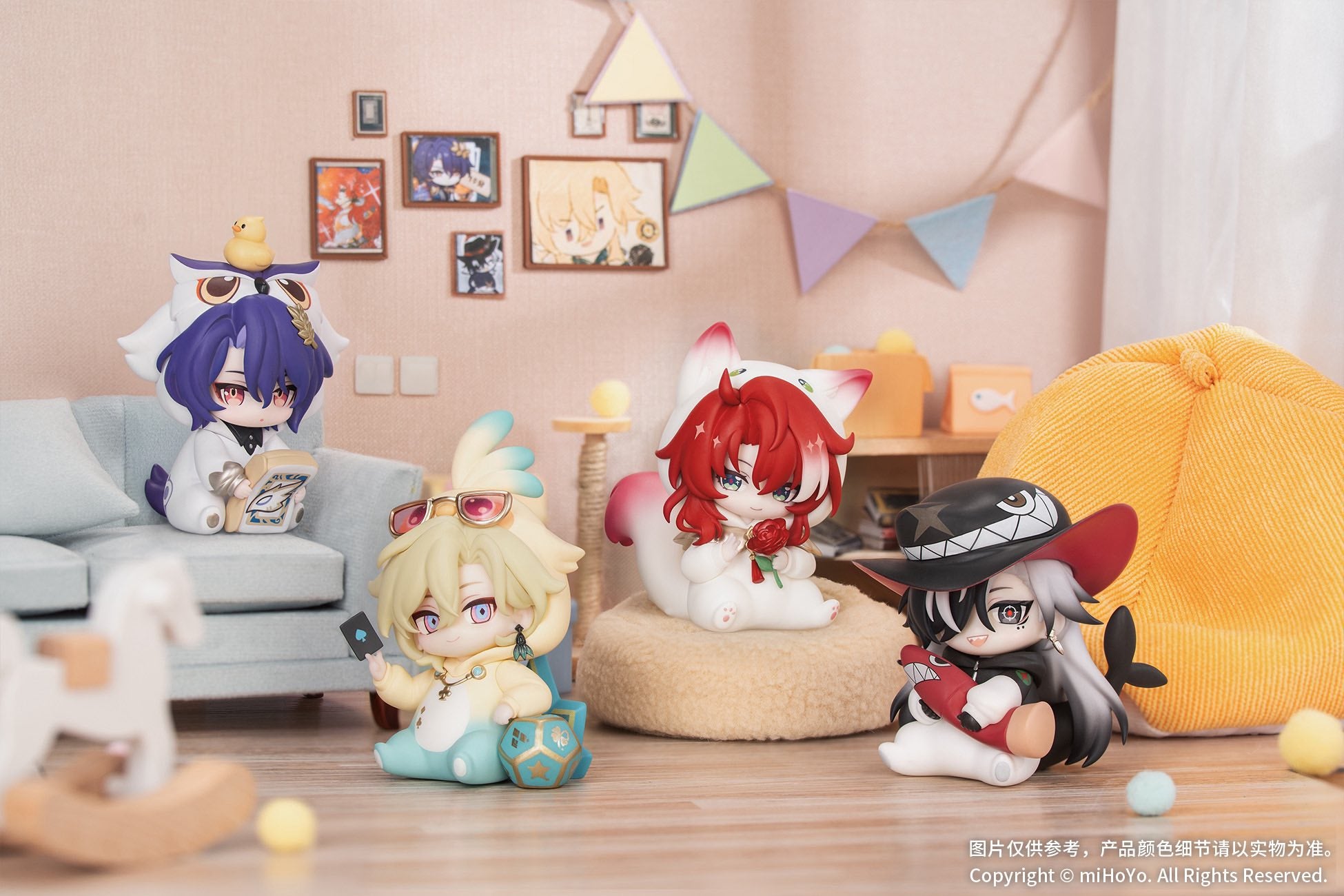 Boy's Dorm Series Blind Box Set resin statue miHoyo anime figure