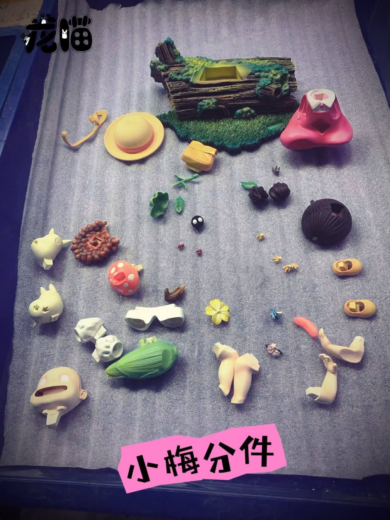 Mei Holding Corn resin statue Long Miao Studio anime figure