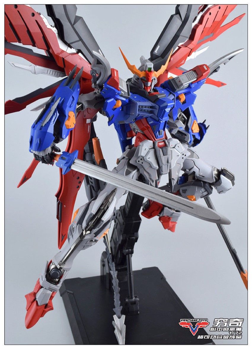 1/72 MB KAMAITACHI Destiny Gundam Vientiane toys (Phiên bản 4 cánh) resin statue Moshow anime figure
