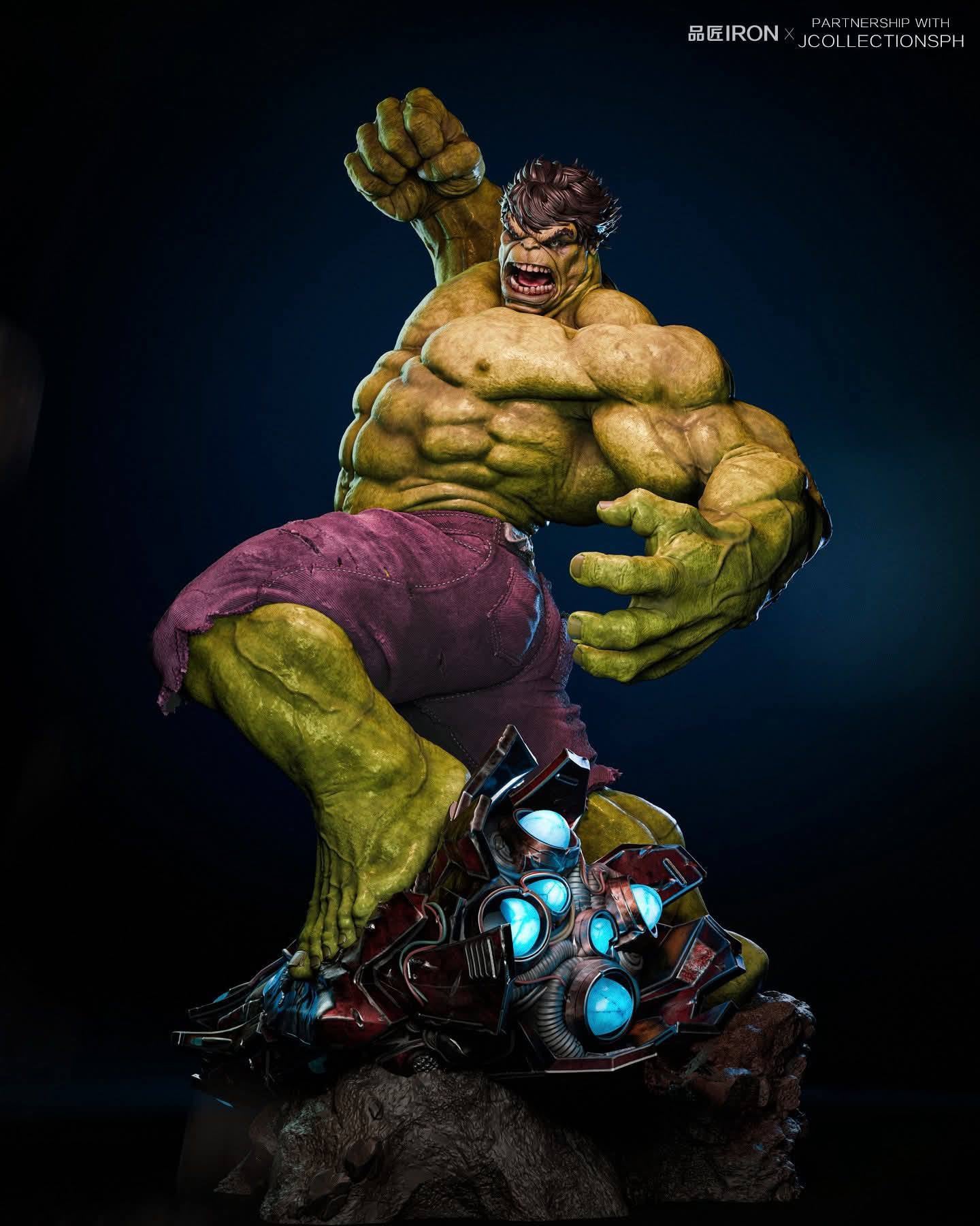 Hulk resin statue Iron Studio x JCOLLECTIONSPH Studio anime figure