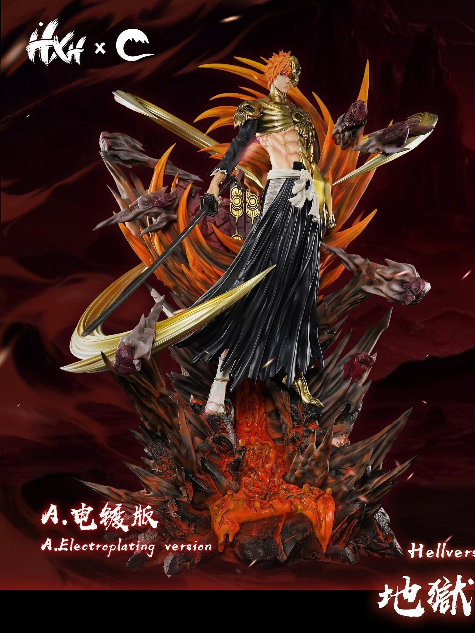 Ichigo Kurosaki Hell Arc resin statue Cheng Studio anime figure