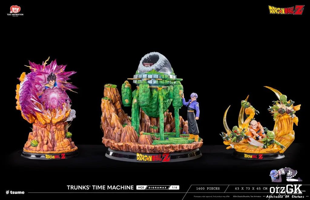 Tsume Studio - Dragon Ball TRUNKS' TIME MACHINE HQS Dioramax 1/6 Scale Statue (Licensed) resin statue Navy Toys anime figure