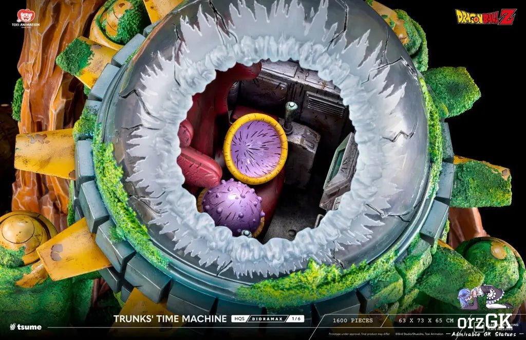 Tsume Studio - Dragon Ball TRUNKS' TIME MACHINE HQS Dioramax 1/6 Scale Statue (Licensed) resin statue Navy Toys anime figure