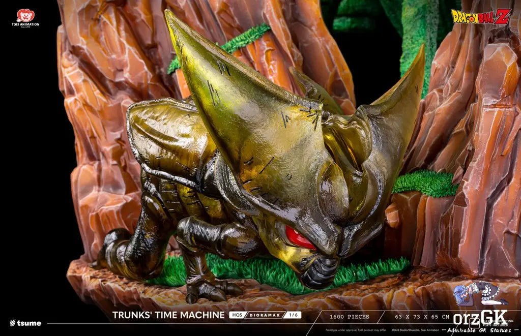 Tsume Studio - Dragon Ball TRUNKS' TIME MACHINE HQS Dioramax 1/6 Scale Statue (Licensed) resin statue Navy Toys anime figure