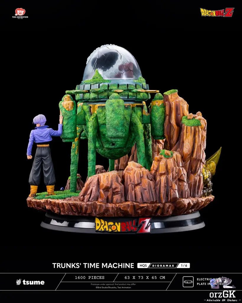 Tsume Studio - Dragon Ball TRUNKS' TIME MACHINE HQS Dioramax 1/6 Scale Statue (Licensed) resin statue Navy Toys anime figure