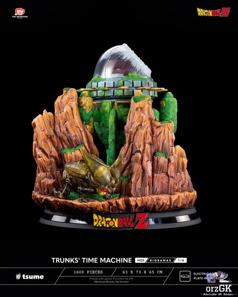 Tsume Studio - Dragon Ball TRUNKS' TIME MACHINE HQS Dioramax 1/6 Scale Statue (Licensed) resin statue Navy Toys anime figure