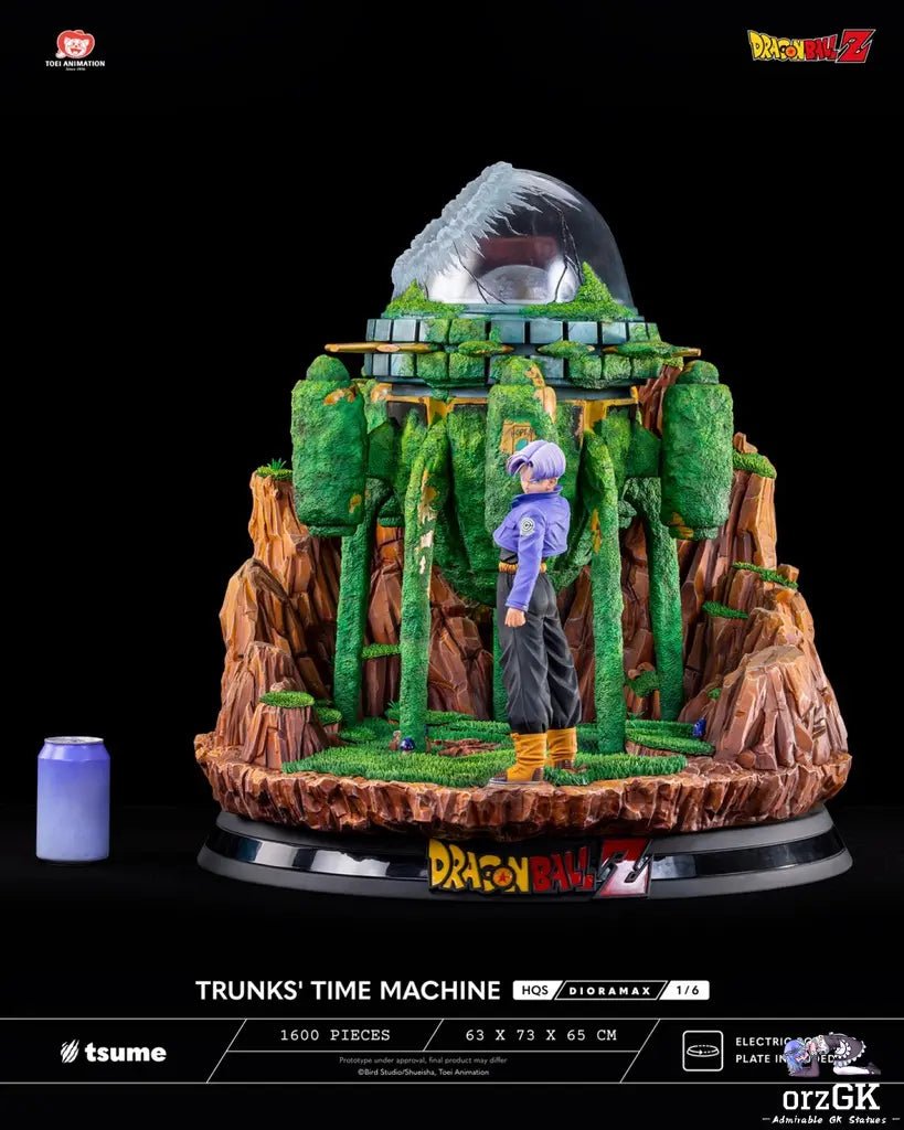 Tsume Studio - Dragon Ball TRUNKS' TIME MACHINE HQS Dioramax 1/6 Scale Statue (Licensed) resin statue Navy Toys anime figure