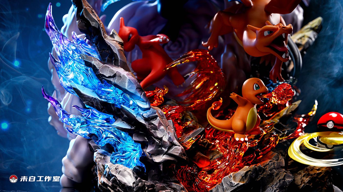 Charizard Evolution - Pokemon - Weibai Studio resin statue Weibai Studio anime figure