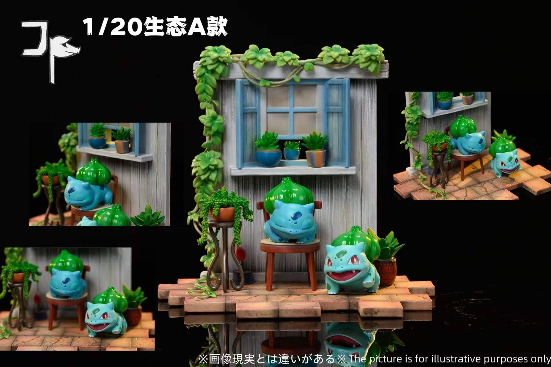 JP Studio - Venusaur Evolution - Pokemon resin statue JP Studio anime figure