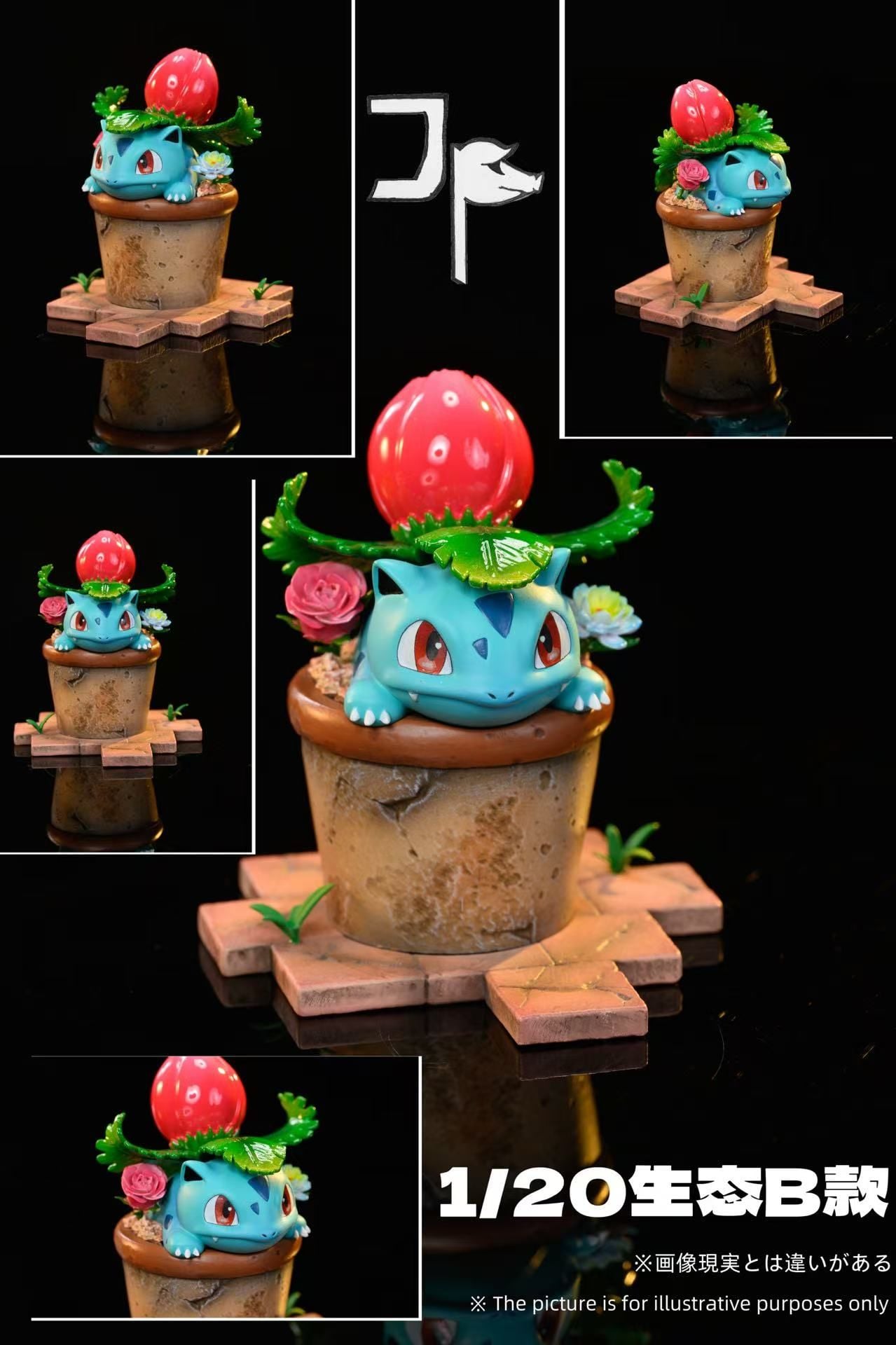 JP Studio - Venusaur Evolution - Pokemon resin statue JP Studio anime figure