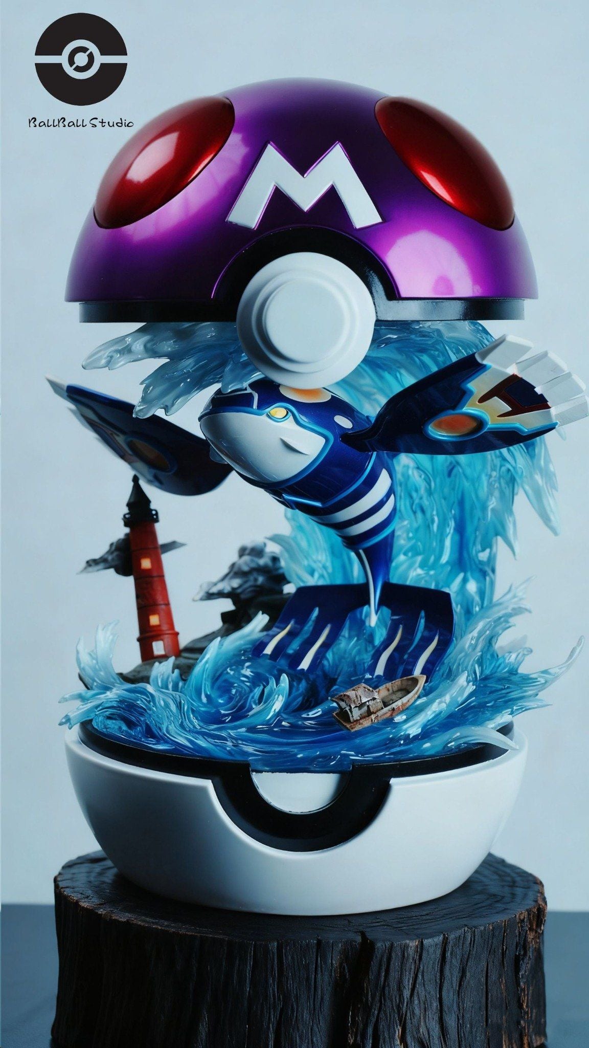 Ball Ball Studio - Kyogre - Pokemon resin statue BallBall Studio anime figure