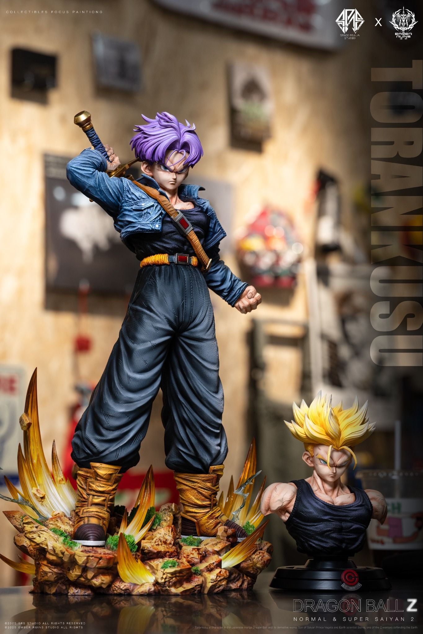Trunks - Dragon Ball - Space Realm Studio x Ember Ruins Studio resin statue Space Realm Studio & Ember Ruins Studio anime figure