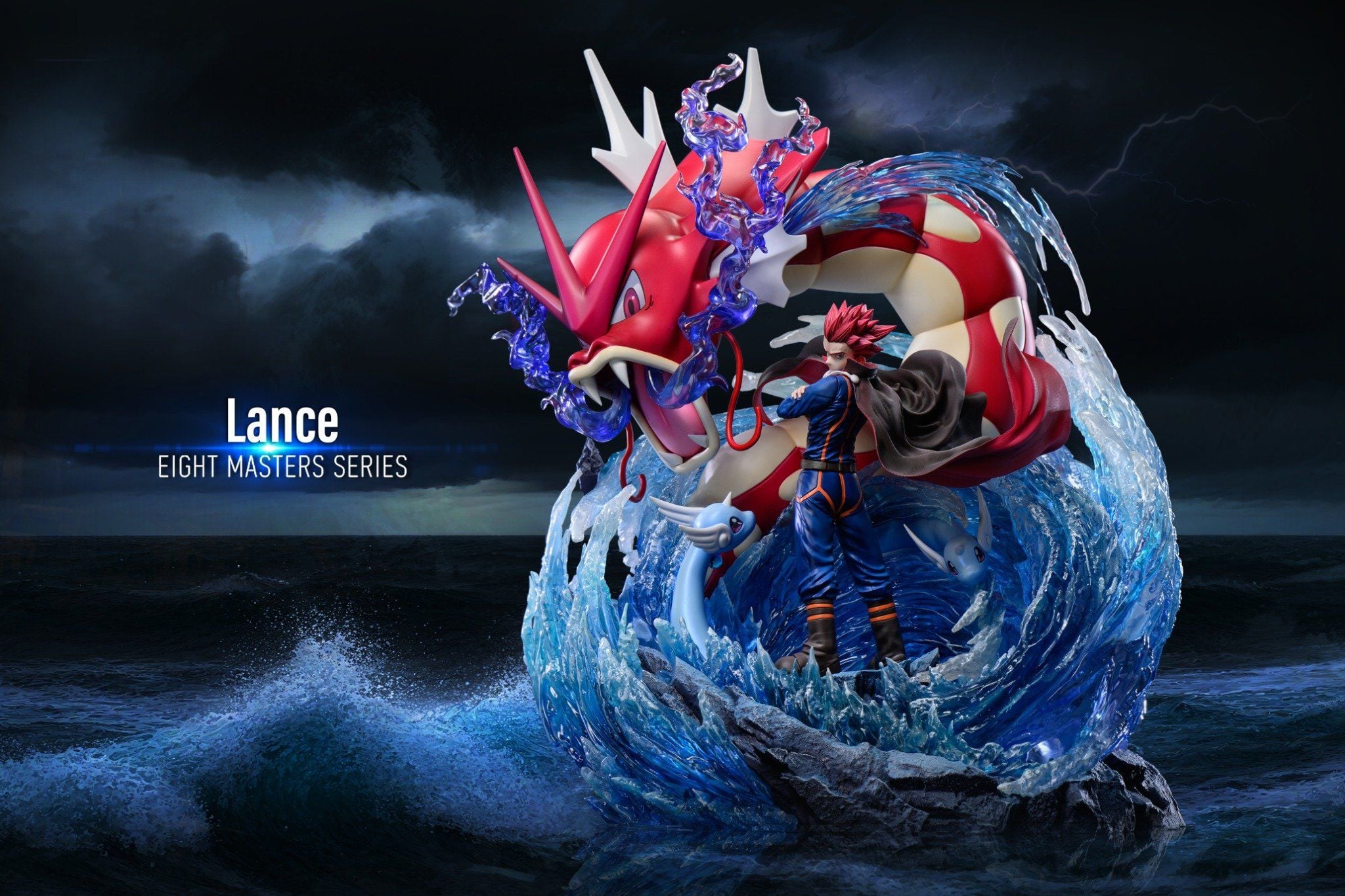 Private DU Studio - Lance & Gyarados - Pokemon resin statue Private DU Studio anime figure