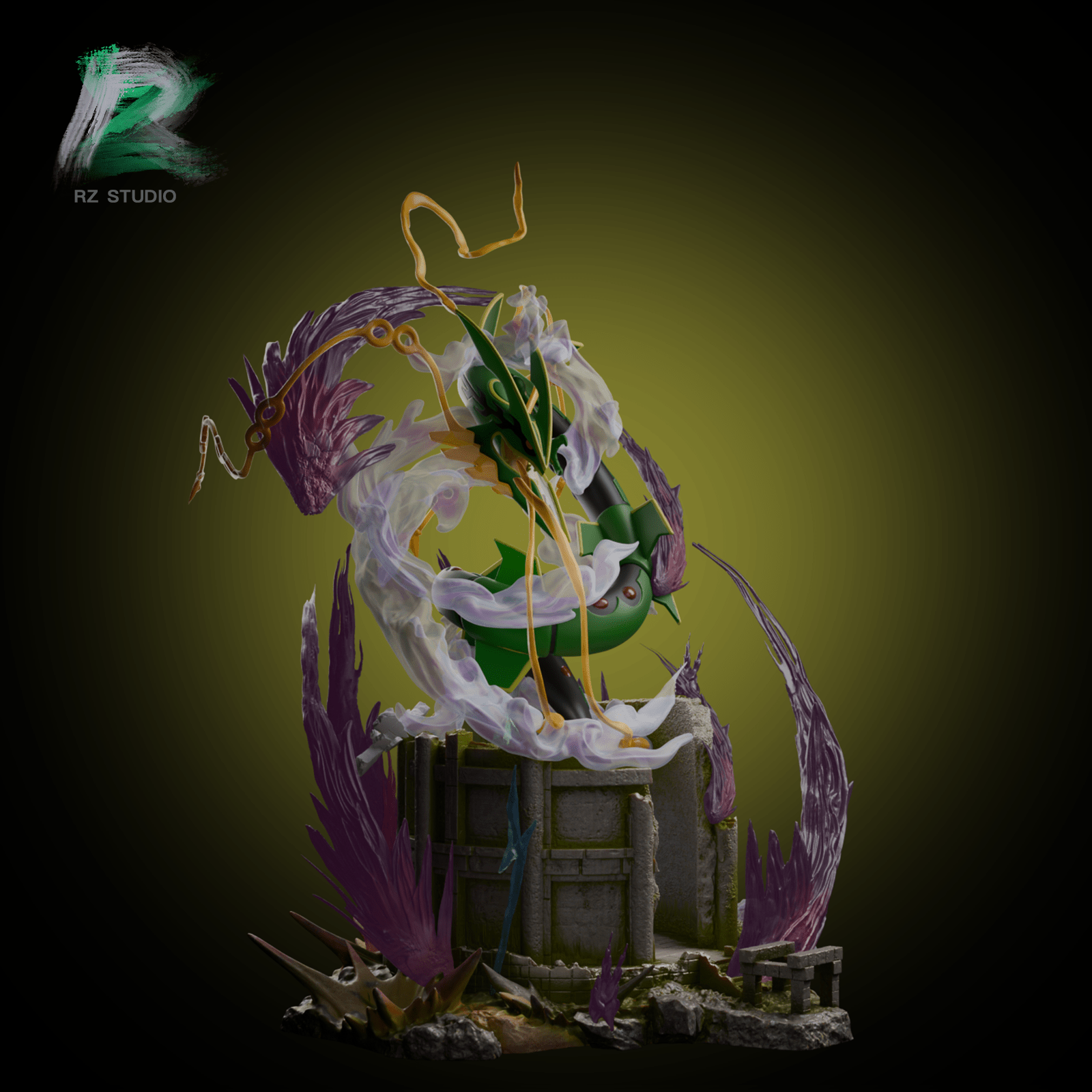 RZ Studio - Rayquaza Mega - Pokemon resin statue RZ Studio anime figure