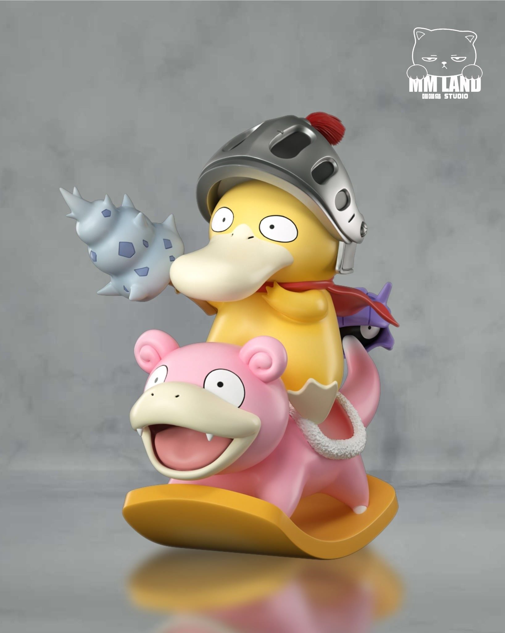 MM Land Studio - Koduck & Slowpoke - Pokemon resin statue MMLAND Studio anime figure