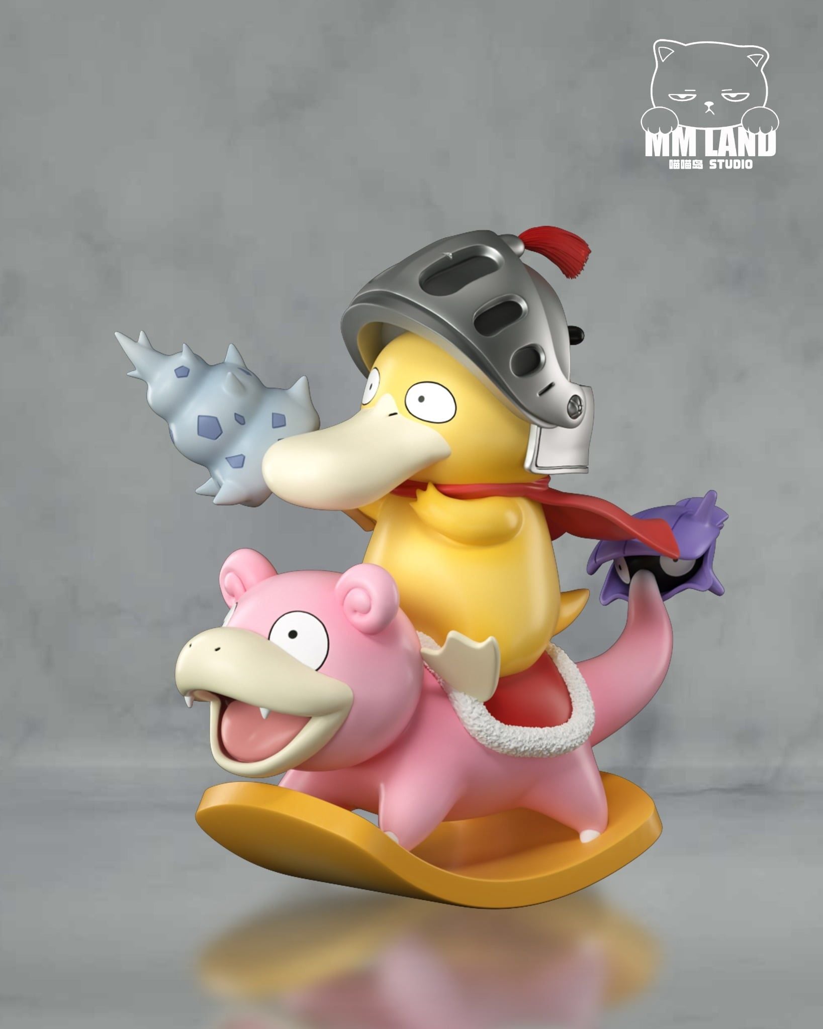 MM Land Studio - Koduck & Slowpoke - Pokemon resin statue MMLAND Studio anime figure