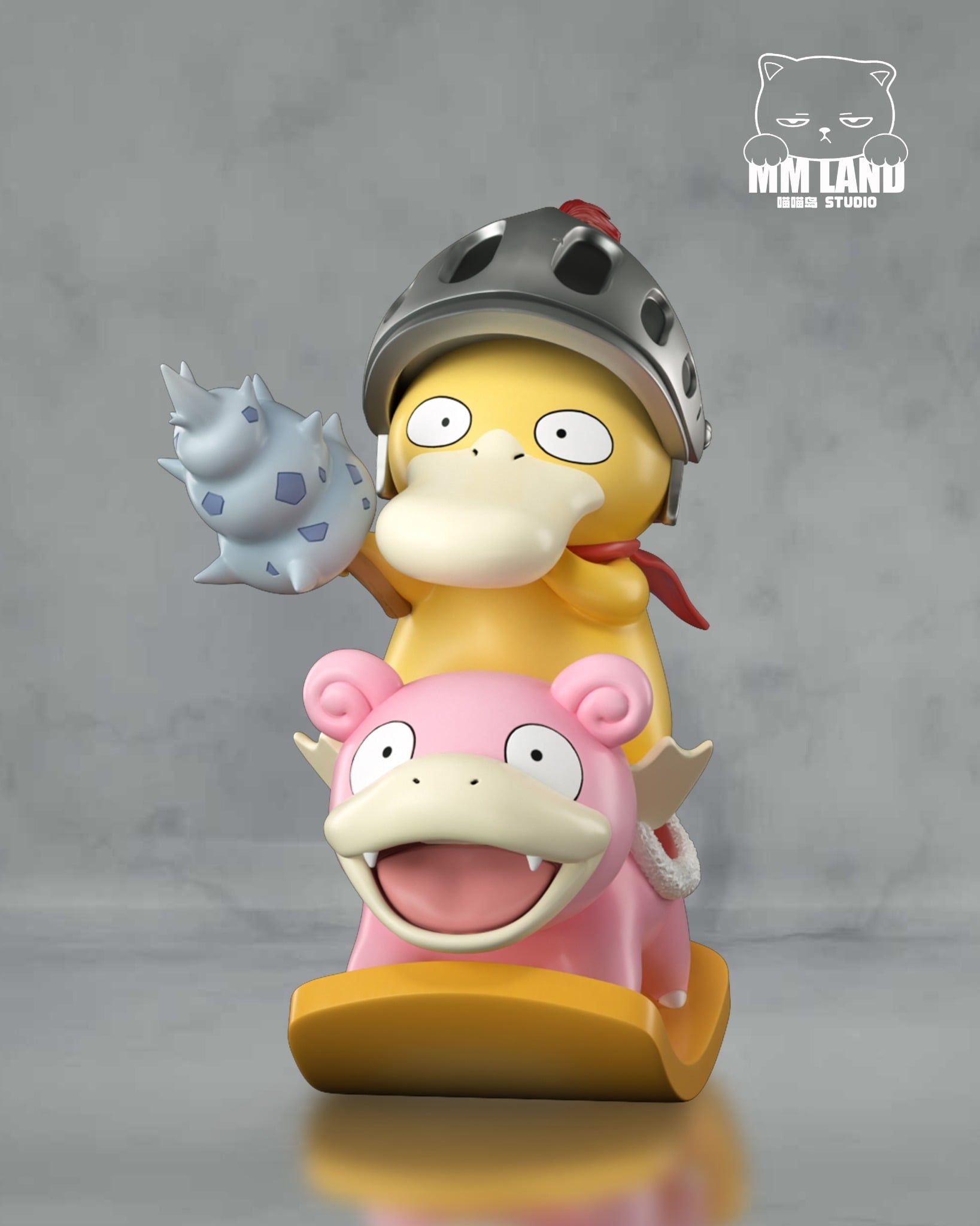 MM Land Studio - Koduck & Slowpoke - Pokemon resin statue MMLAND Studio anime figure