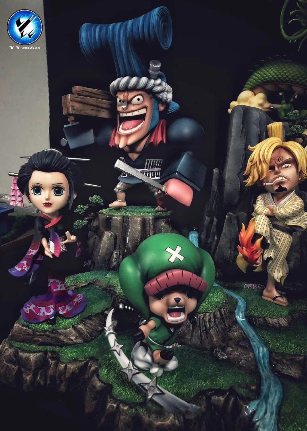 Yaya Studio - Team mugiwara Wano - One Piece resin statue Yaya studio anime figure