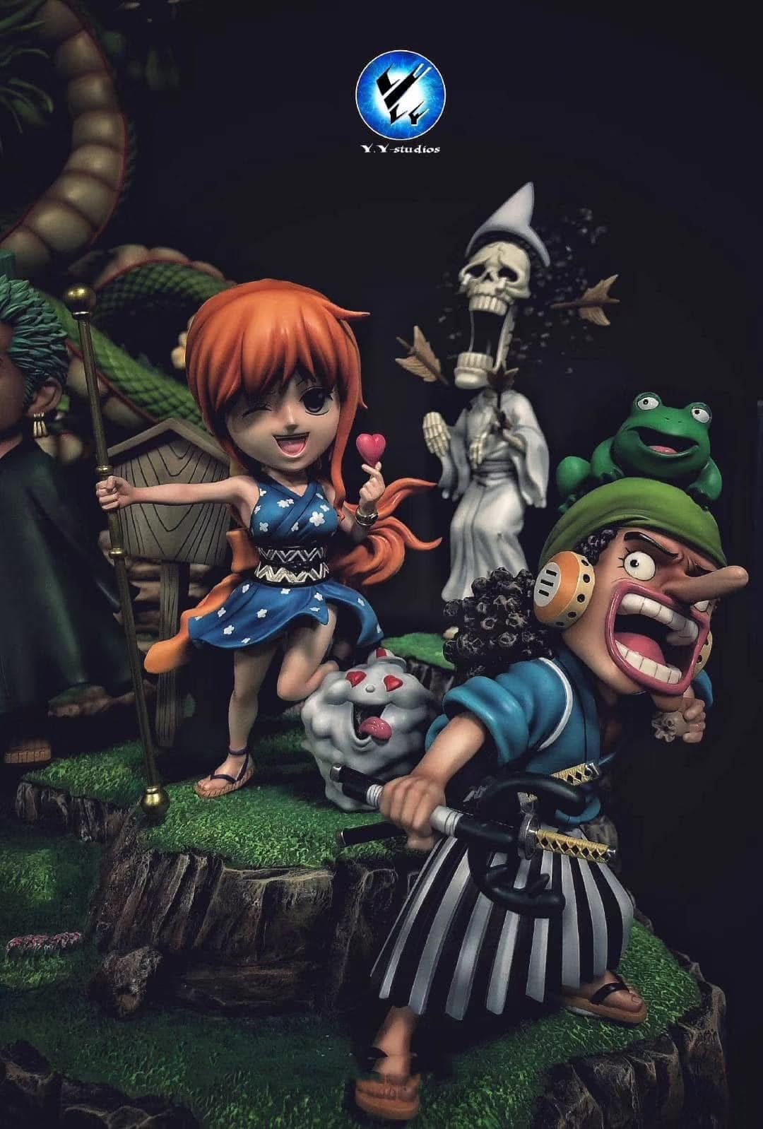 Yaya Studio - Team mugiwara Wano - One Piece resin statue Yaya studio anime figure