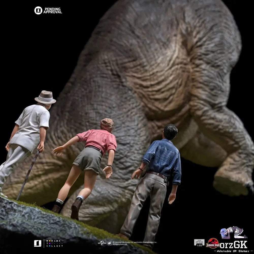 Iron Studio - Jurassic Park Welcome to Jurassic Park Demi Art Scale (Licensed) resin statue Navy Toys anime figure