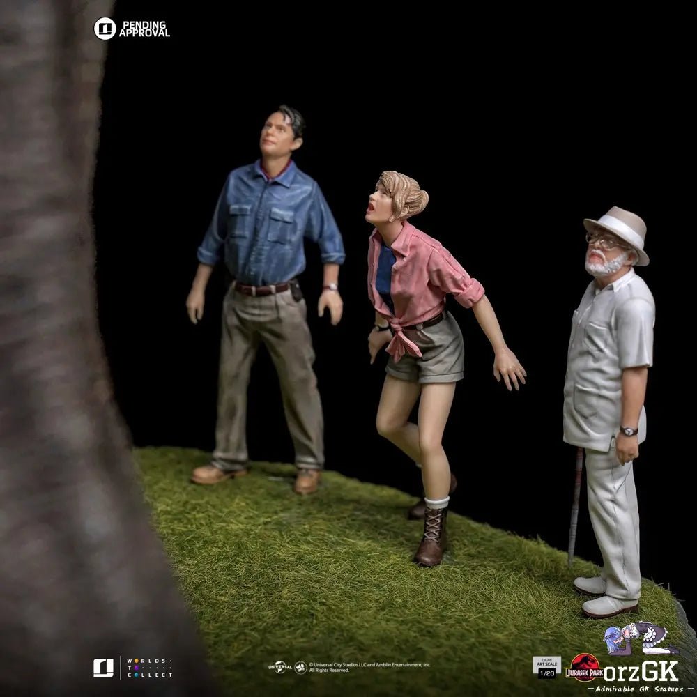 Iron Studio - Jurassic Park Welcome to Jurassic Park Demi Art Scale (Licensed) resin statue Navy Toys anime figure